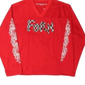 Chrome Hearts Red Graphic Long Sleeve